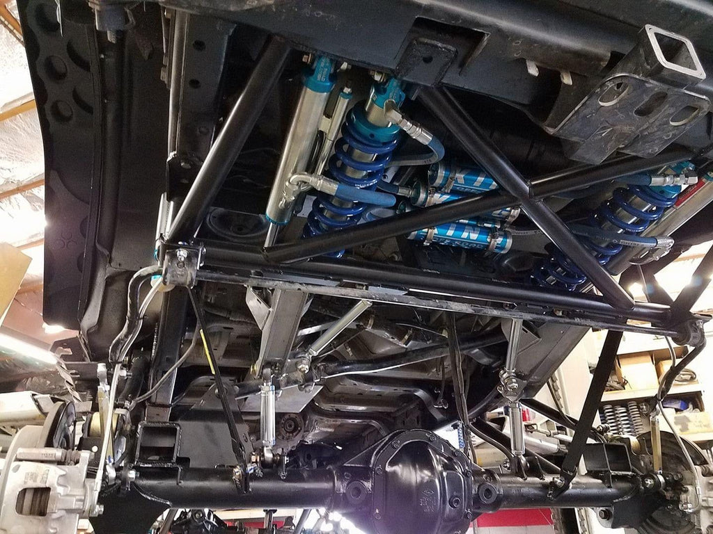JK JKU REAR DOUBLE THROW DOWN EVOLEVER SYSTEM WITH KING COILOVER AND BYPASS SHOCKS JEEP WRANGLER