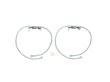 FRONT BRAKE LINE HOSE PAIR FOR 2.5-6.5