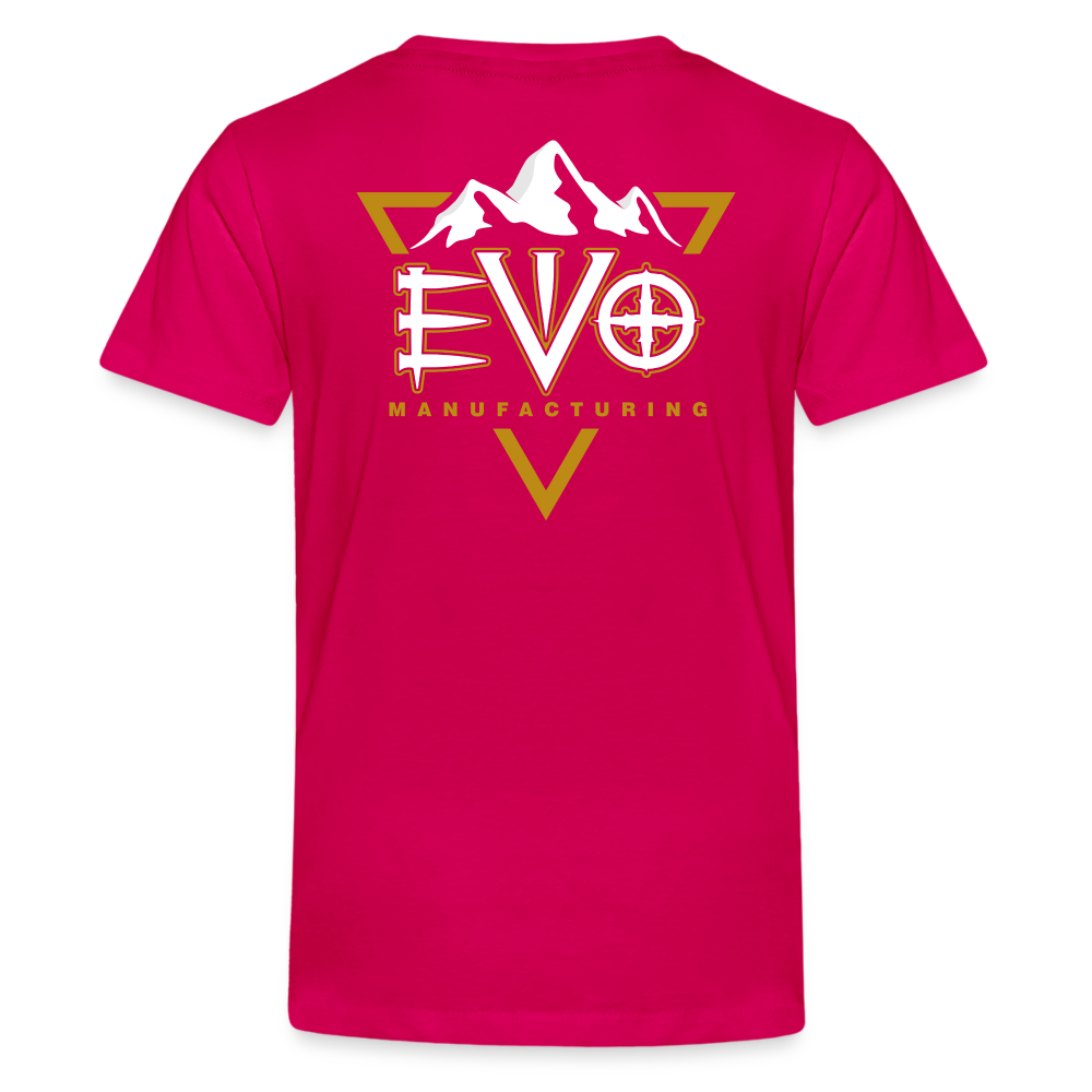 EVO Mountain Kids' T-Shirt - dark pink