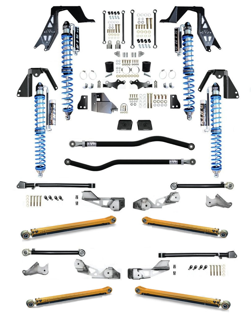 JLU DIESEL 3-5 inch LIFT KING 2.5 inch COILOVER PRO SUSPENSION SYSTEMS ( 4-Door ) JEEP WRANGLER