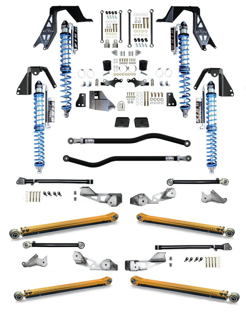 JLU DIESEL 3-5 inch LIFT KING 2.5 inch COILOVER PRO SUSPENSION SYSTEMS ( 4-Door ) JEEP WRANGLER