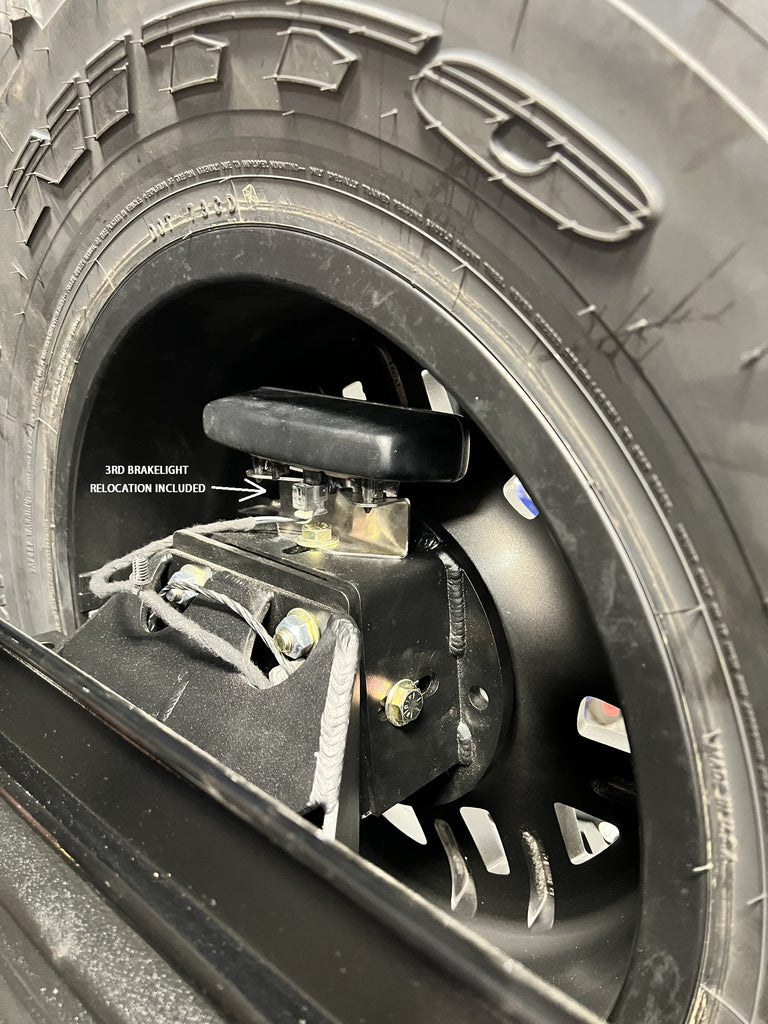 JEEP WRANGLER HEAVY DUTY HINGED SPARE TIRE CARRIER FOR JL/JLU