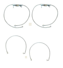 Load image into Gallery viewer, FRONT and REAR BRAKE LINE HOSE PAIRS FOR 2.5-6.5&quot; LIFT FOR JT Gladiator