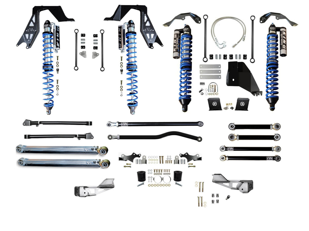 JT (Diesel) King 2.5 Inch Coilover Long Arm Front, Enforcer Rear PRO PLUS GLADIATOR