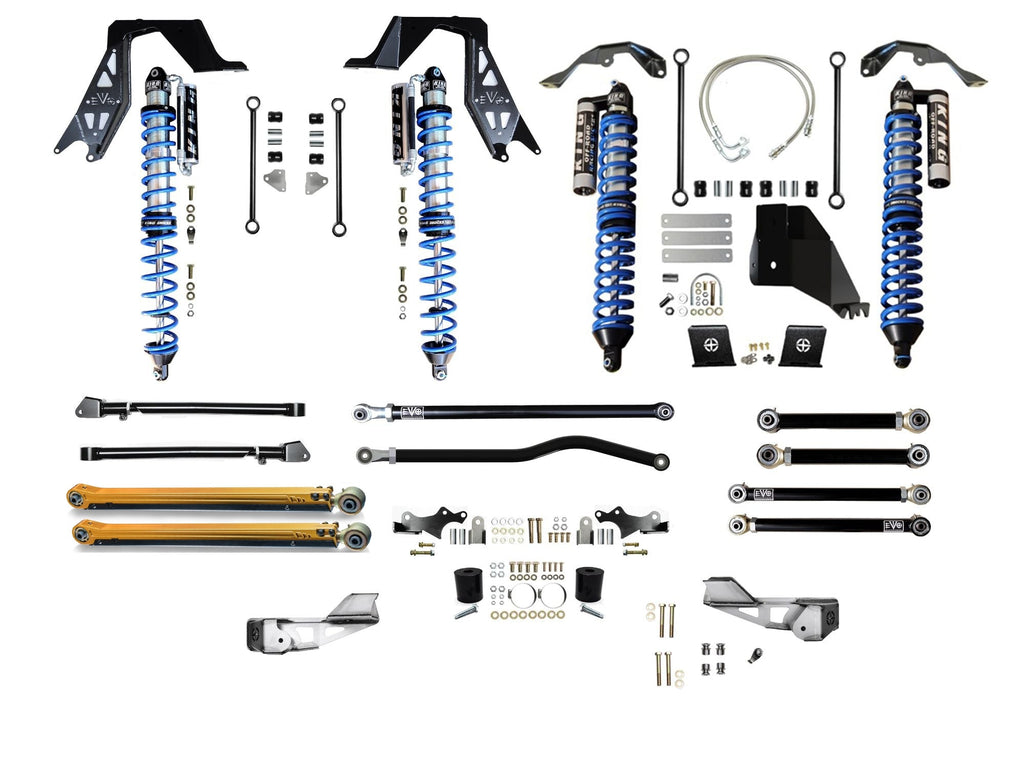 JT (GAS) 2.5 inch King Coilover Long Arm Front, Enforcer Rear PRO PLUS GLADIATOR