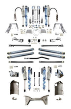 Load image into Gallery viewer, JLU KING Front 2.5 Inch Double Throwdown Rear 2.5/3.0 Inch Coil over Bypass Triangulated Long Arm PRO PLUS, BLACK, 4 Door 2.0 or 3.6L or 392 JEEP WRANGLER