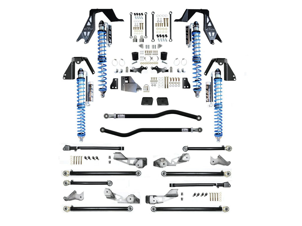 JLU (4-Door) GAS 3-5 INCH LIFT KING 2.5 INCH COILOVER PRO SUSPENSION SYSTEMS JEEP WRANGLER