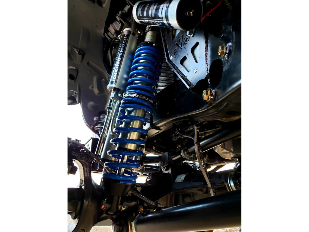 JLU KING Front 2.5 Inch Double Throwdown Rear 2.5 Inch Coilover Bypass HC Long Arm PRO PLUS, BLACK, 4 Door 2.0 or 3.6L Gas JEEP WRANGLER