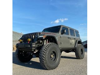 JLU KING Front 2.5 Inch Double Throwdown Rear 2.5 Inch Coilover Bypass HC Long Arm PRO PLUS, BLACK, 4 Door 2.0 or 3.6L Gas JEEP WRANGLER