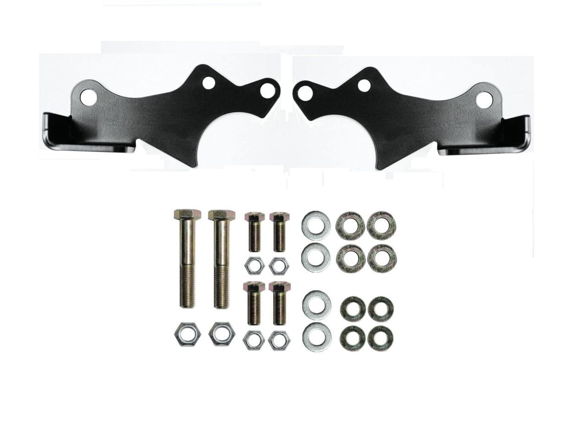 H-fusion × MOUNT RECON TAILOR MBK 709M PROTEK FRONT SHOCK RELOCATION BRACKETS, BLACK FOR JL/JT