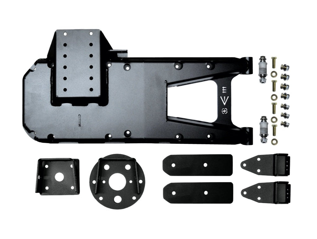 2018-2024 JEEP WRANGLER HEAVY DUTY HINGED SPARE TIRE CARRIER FOR JL/JLU