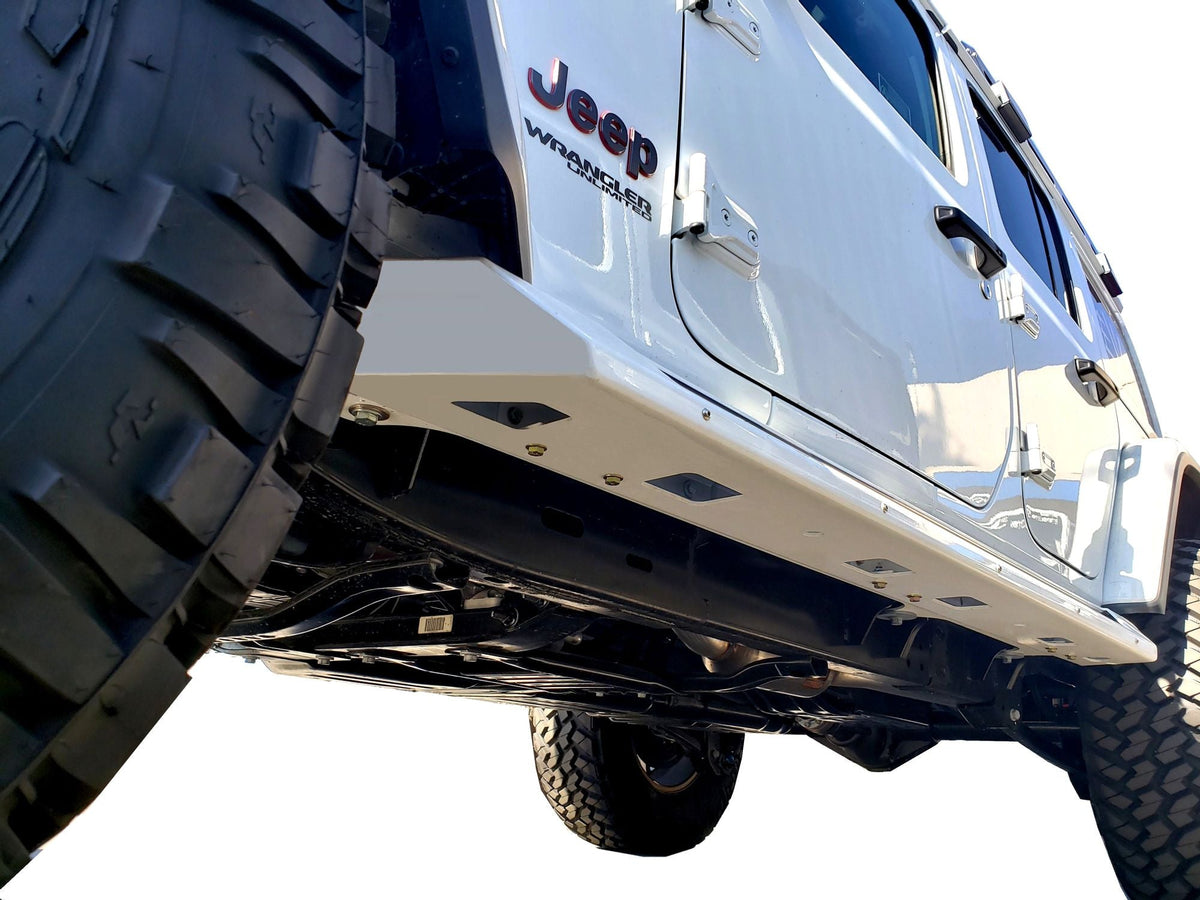 ROCKER STEPS WITH OPTIONAL BODY ROCKSKINS, 4 DOOR FOR JLU | EVO ...