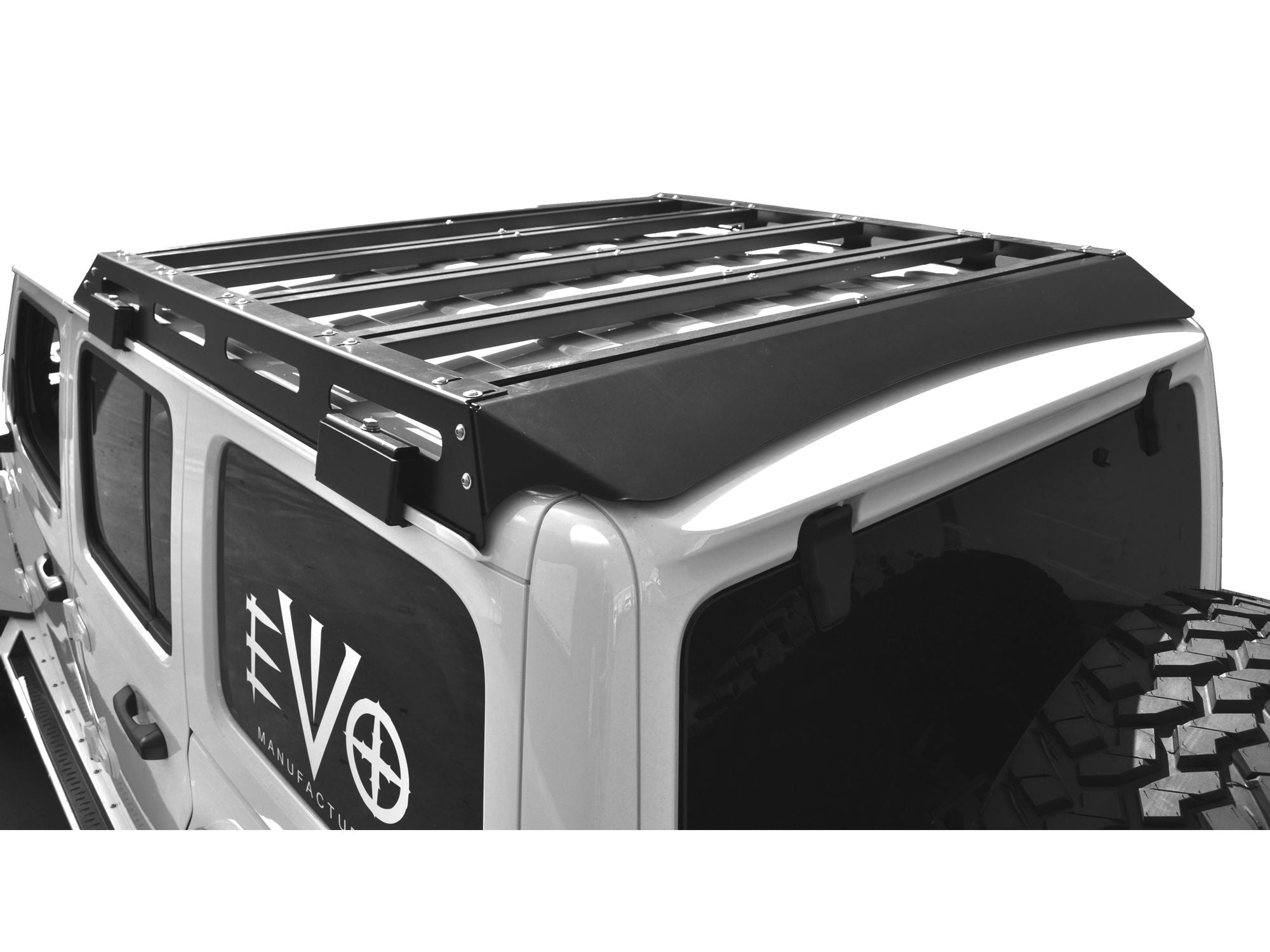 Evo Manufacturing EVO-3038 Jeep Wrangler JL Unlimited Trail Roof Rack Raw
