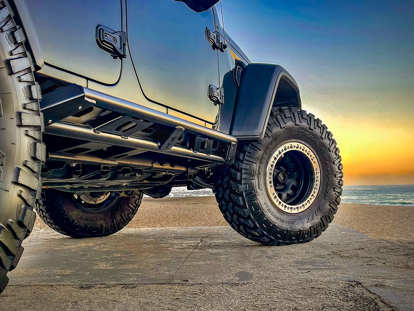 PowerHobby Stainless Steel Rock Slider For Axial SCX6 Jeep JLU Wrangler – PHSCX625