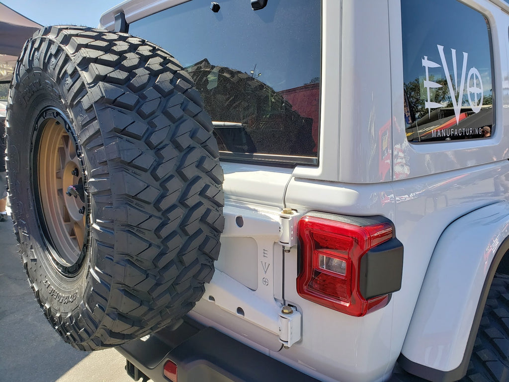 2018-2024 JEEP WRANGLER HEAVY DUTY HINGED SPARE TIRE CARRIER FOR JL/JLU