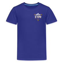 Load image into Gallery viewer, EVO Mountain Kids&#39; T-Shirt - royal blue