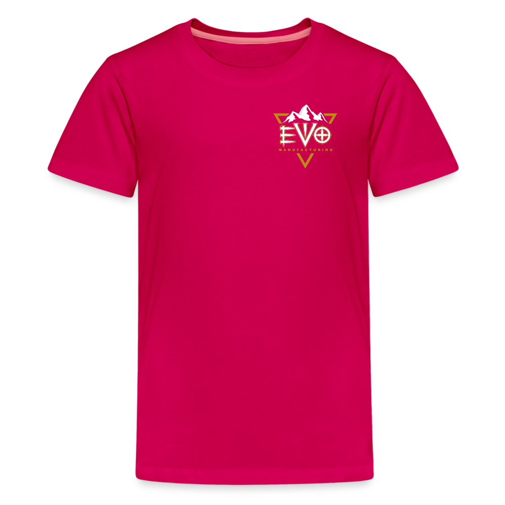 EVO Mountain Kids' T-Shirt - dark pink