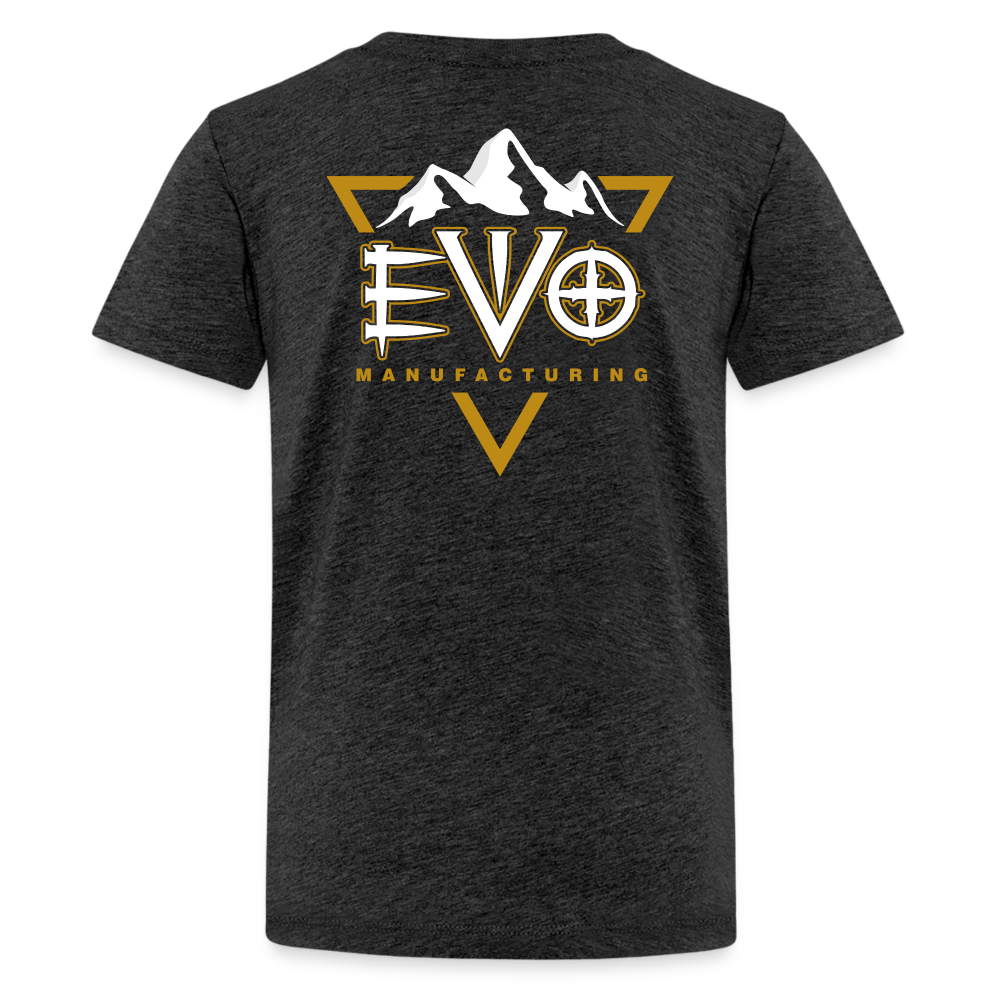 EVO Mountain Kids' T-Shirt - charcoal grey